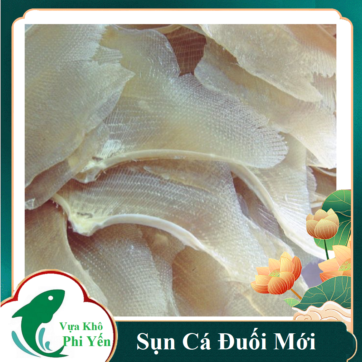Vi cá đuối thơm ngon ngất- -Khô Vi Cá Đuối