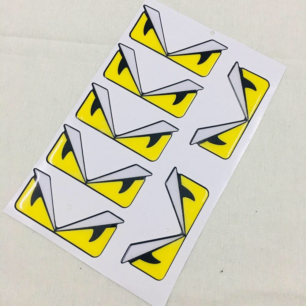 [HoT] Bộ Tem Nổi Hình Đôi Mắt Siêu Cool ( màu Vàng) - Bộ Tem Nổi Hình Đôi Mắt