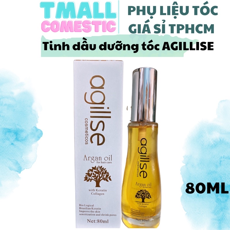 Tinh dầu dưỡng tóc Agillse Argan Oil siêu dưỡng phục hồi tóc 80ml