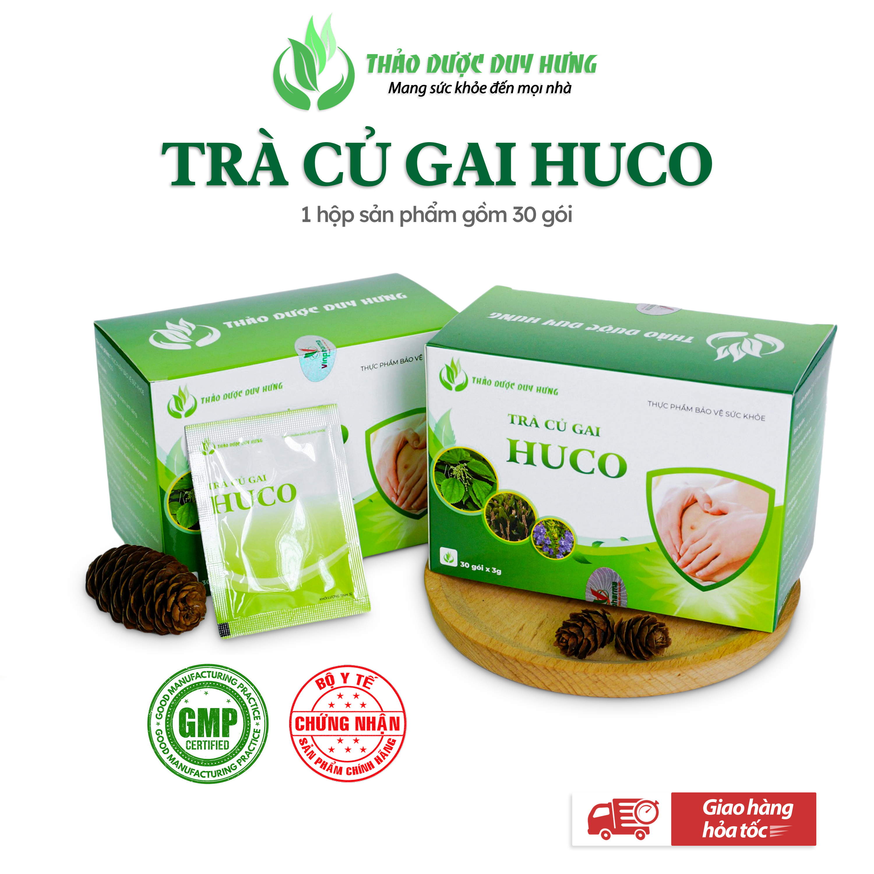 Trà thảo dược củ gai an thai HUCO - Công ty TNHH Thảo Dược Duy Hưng