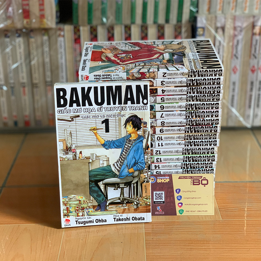 Truyện Bakuman Giấc mơ họa sĩ truyện tranh trọn bộ 20 tập