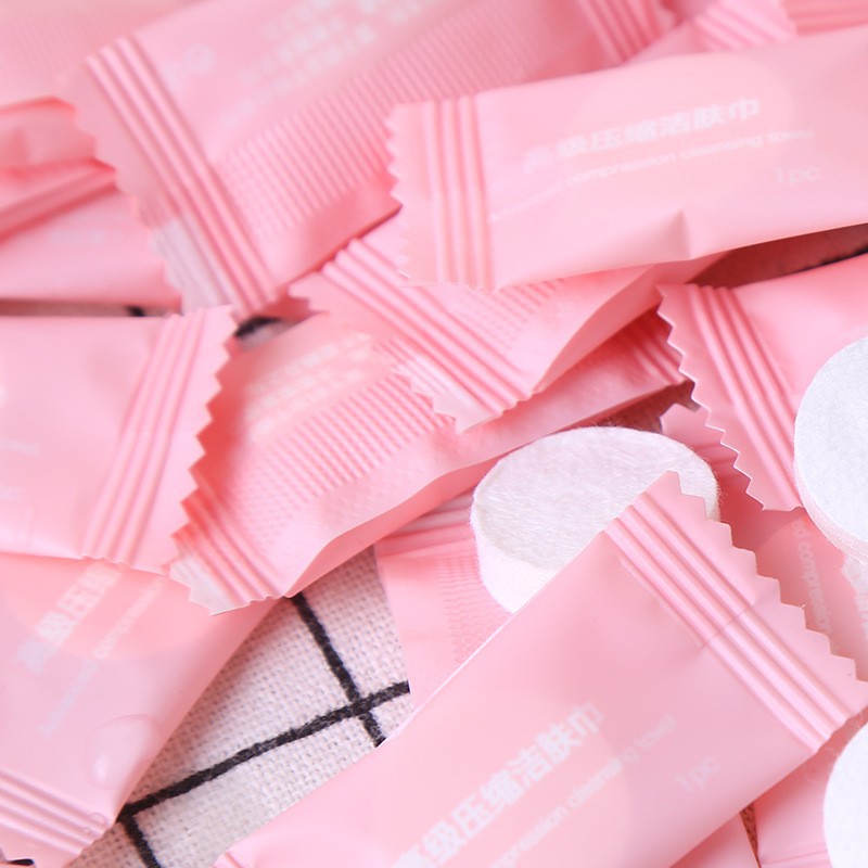 Combo 10 Khăn Giấy Nén Du Lịch Hình Viên Kẹo