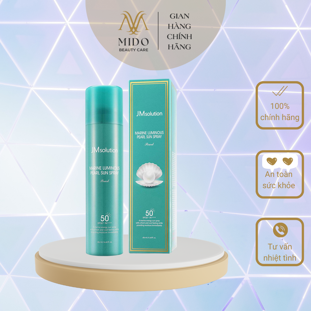 Xịt chống nắng toàn thân jm solution hàn quốc 180ml