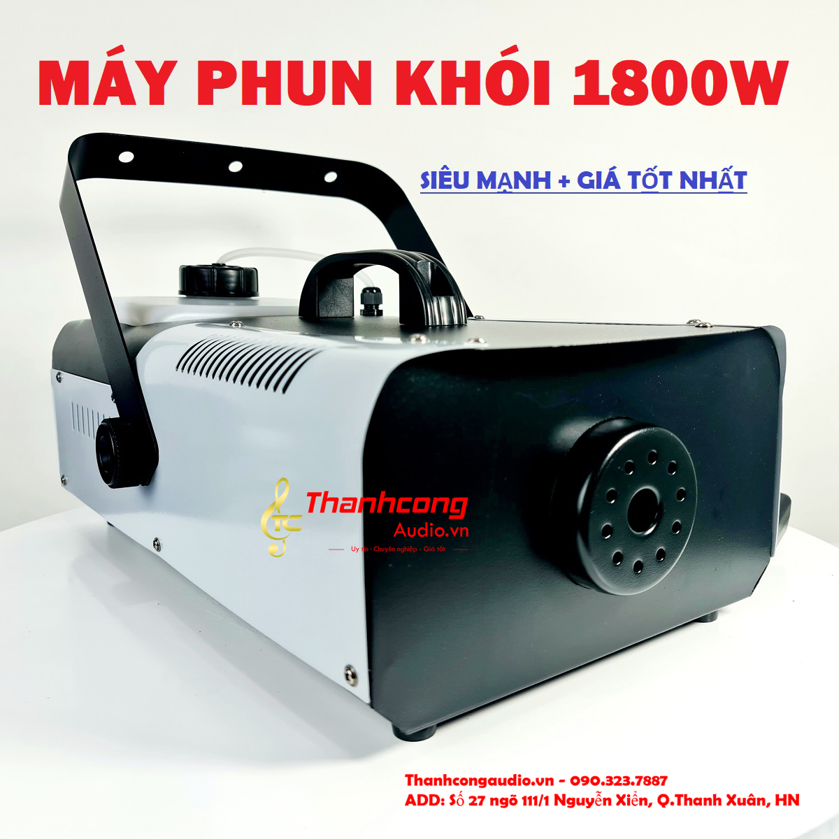 Máy phun tạo khói 1800w Fogger dòng cao cấp:  Cho sân khấu,studio, dj, kara....