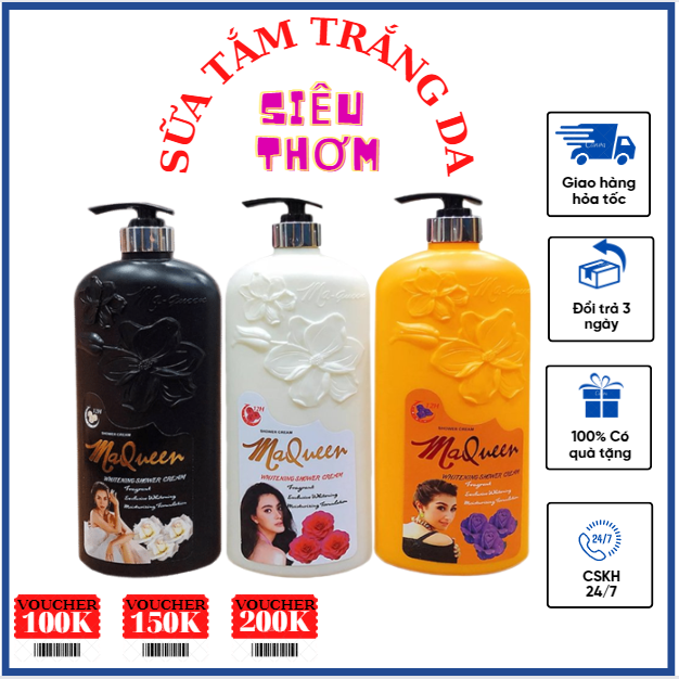 Sữa Tắm MAQUEEN 1200ml - Sữa Tắm Nhập Khẩu - Sữa Tắm Cao Cấp Thái Lan - Sữa Tắm Chính Hãng - Sữa Tắm Cao Cấp - Sữa Tắm Trắng Da