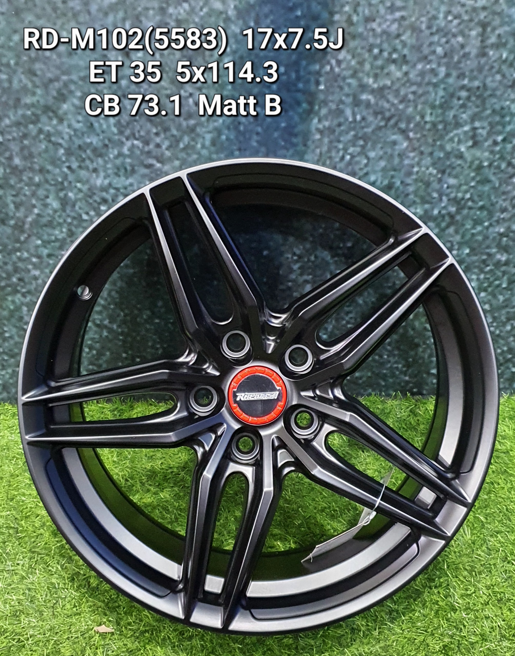 Mâm 5 cánh kép cực chất cho các dòng Nhật - Hàn 17 inch