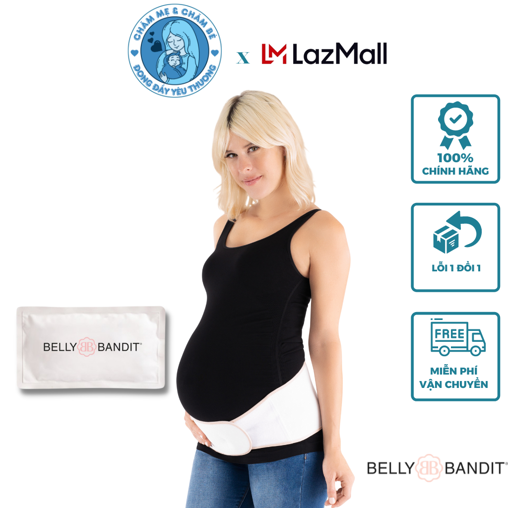 Đai hỗ trợ mang thai Upsie Belly, chính hãng Belly Bandit. Nhập khẩu Mỹ, Nâng đỡ bụng bầu, giảm đau thắt lưng, vùng xương chậu, tăng khả năng vận động ... Chất liệu cao cấp