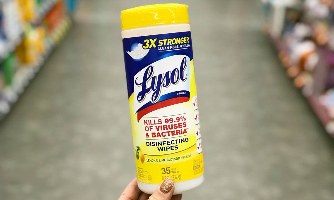 Khăn lau diệt khuẩn Lysol Disinfecting Wipes hộp 35 tờ USA
