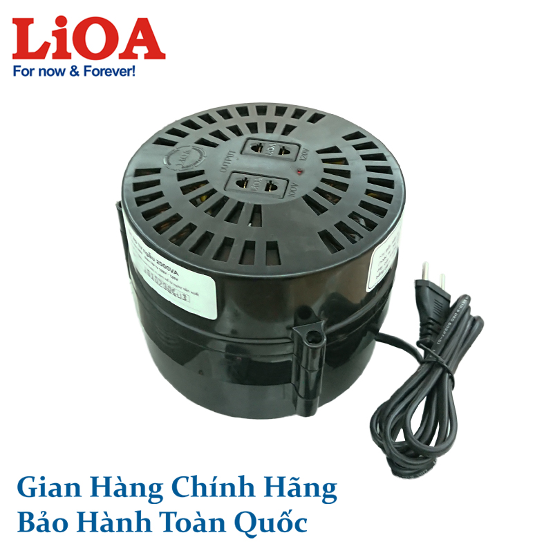 Biến áp đổi nguồn hạ áp 1 pha 1,5kva lioa dn015