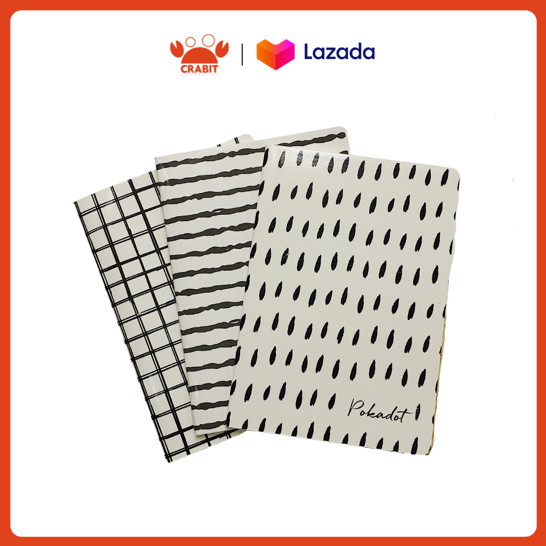 Combo vở kẻ ngang Crabit Pokadot - 80 trang