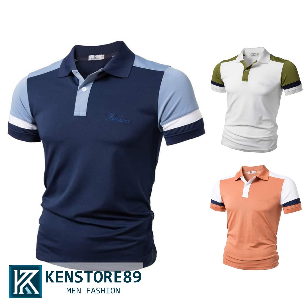[Hoàn Tiền 15%] Áo thun nam có cổ PACKHORSE - VIRAL thời trang KENSTORE89 ATP119