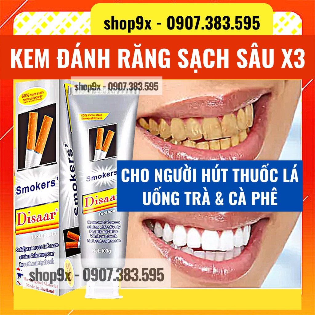 Kem Đánh Răng Cho Người Hút Thuốc Lá Disaar