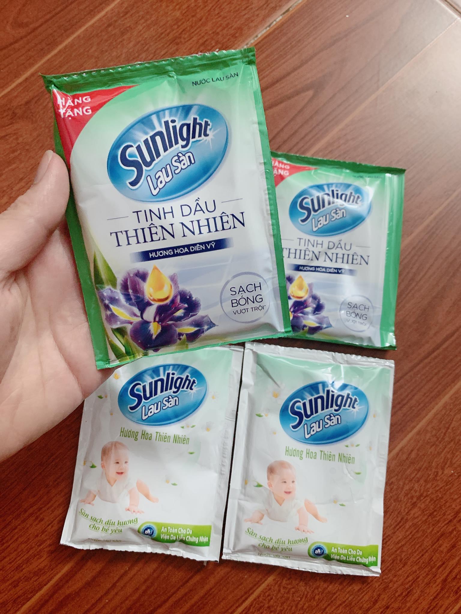 Combo 4 gói nước lau sàn sunlight 50g