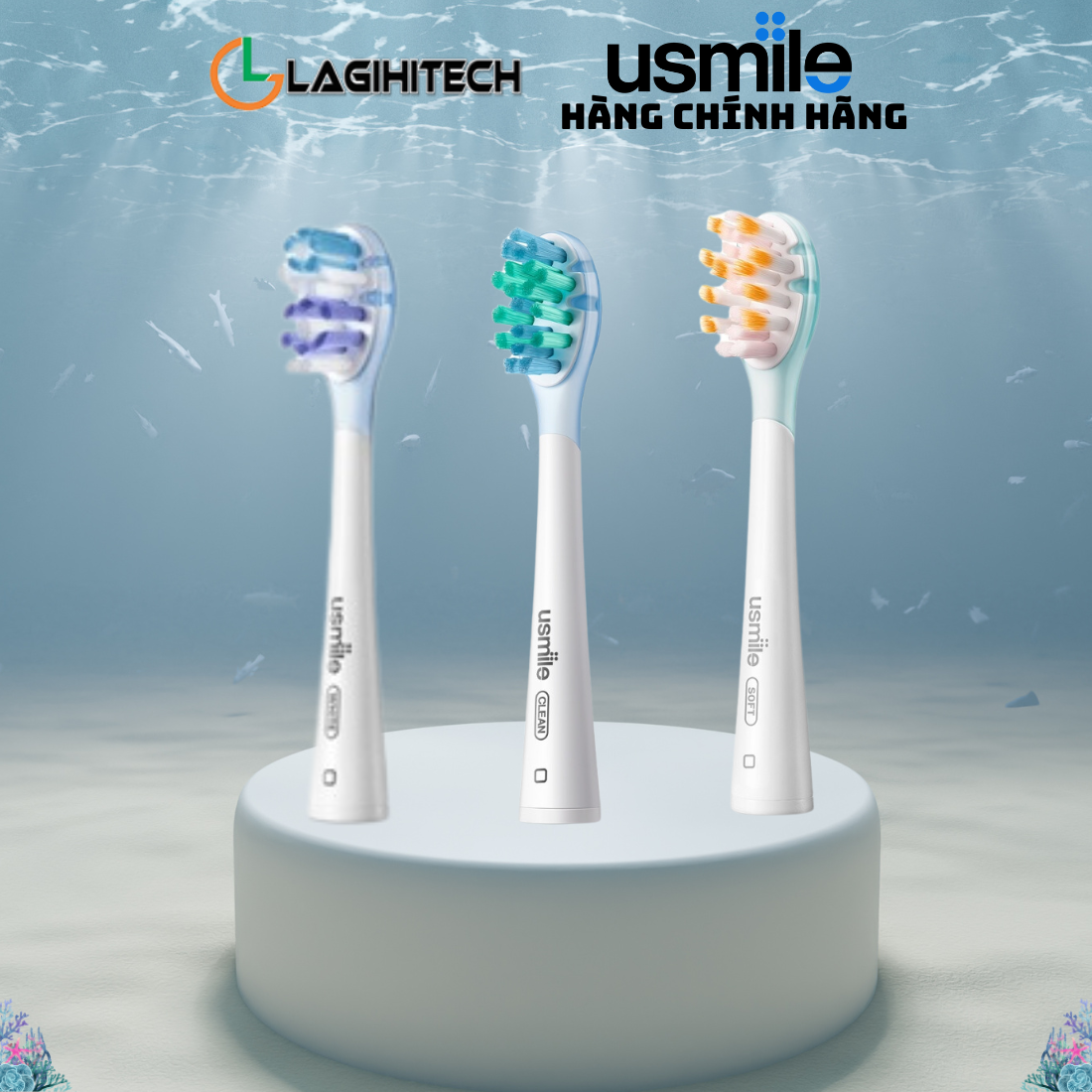 Đầu bàn chải đệm khí usmile Advanced Professional (Air-bag PRO)/ Whitening Pro PCB01 - Hàng Chính Hãng