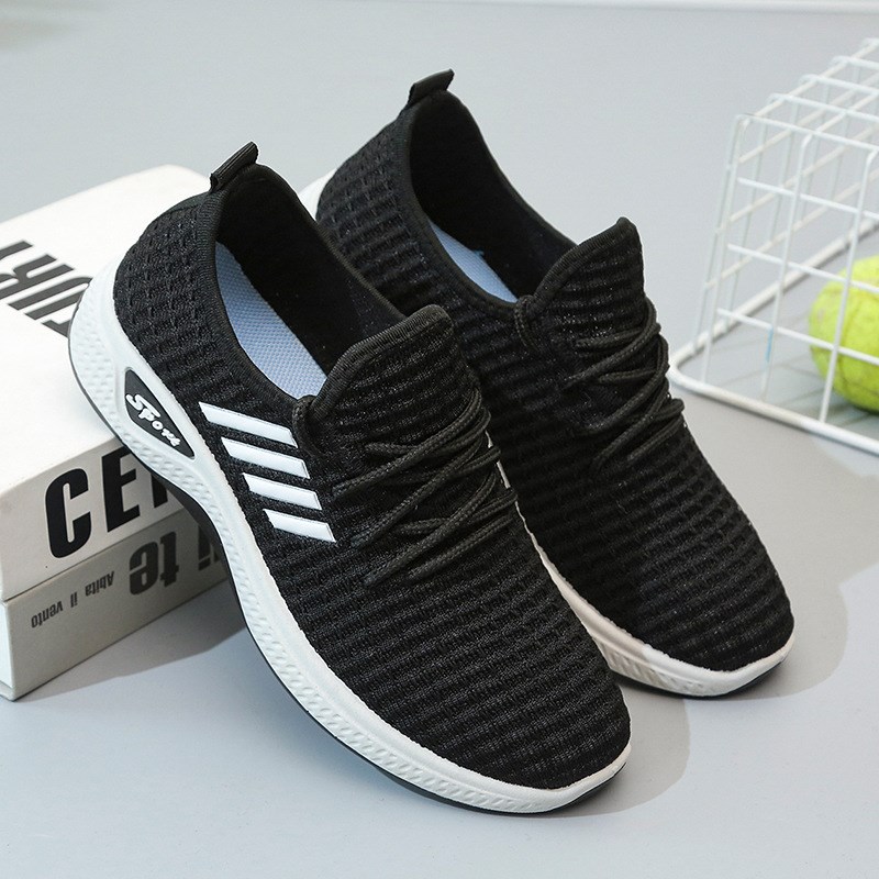 FREE SHIP Giày Nữ Thể Thao 4 Vạch Cực Mềm | Giày Đi Bộ Nữ Giá Rẻ | Minh Thư Shoes