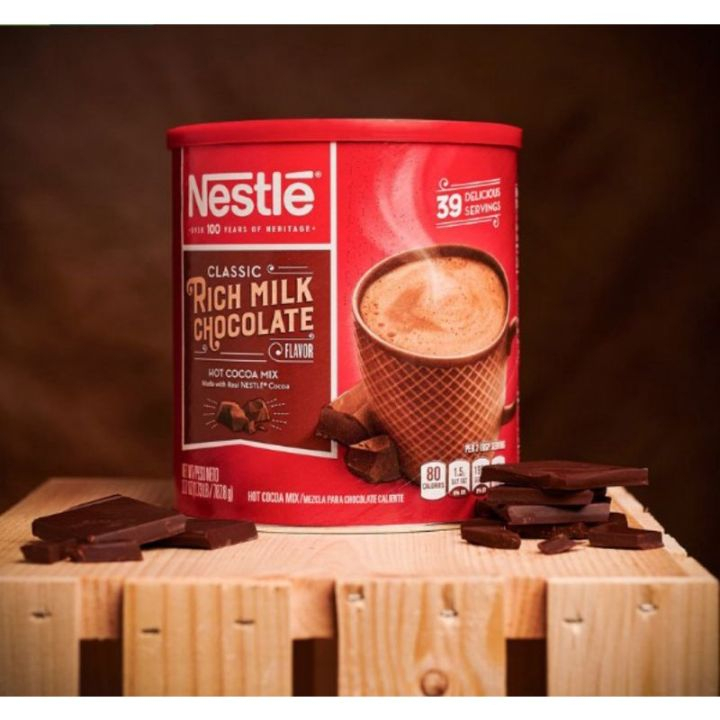 Bột cacao sữa Nestlé Hot Cocoa Mix lon giấy 788g