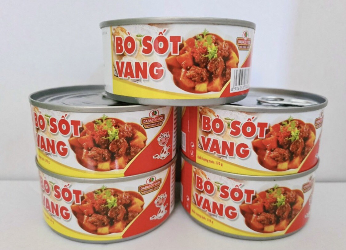Thịt Bò Sốt Vang đậm vị ăn liền của Công ty DABACO FOOD