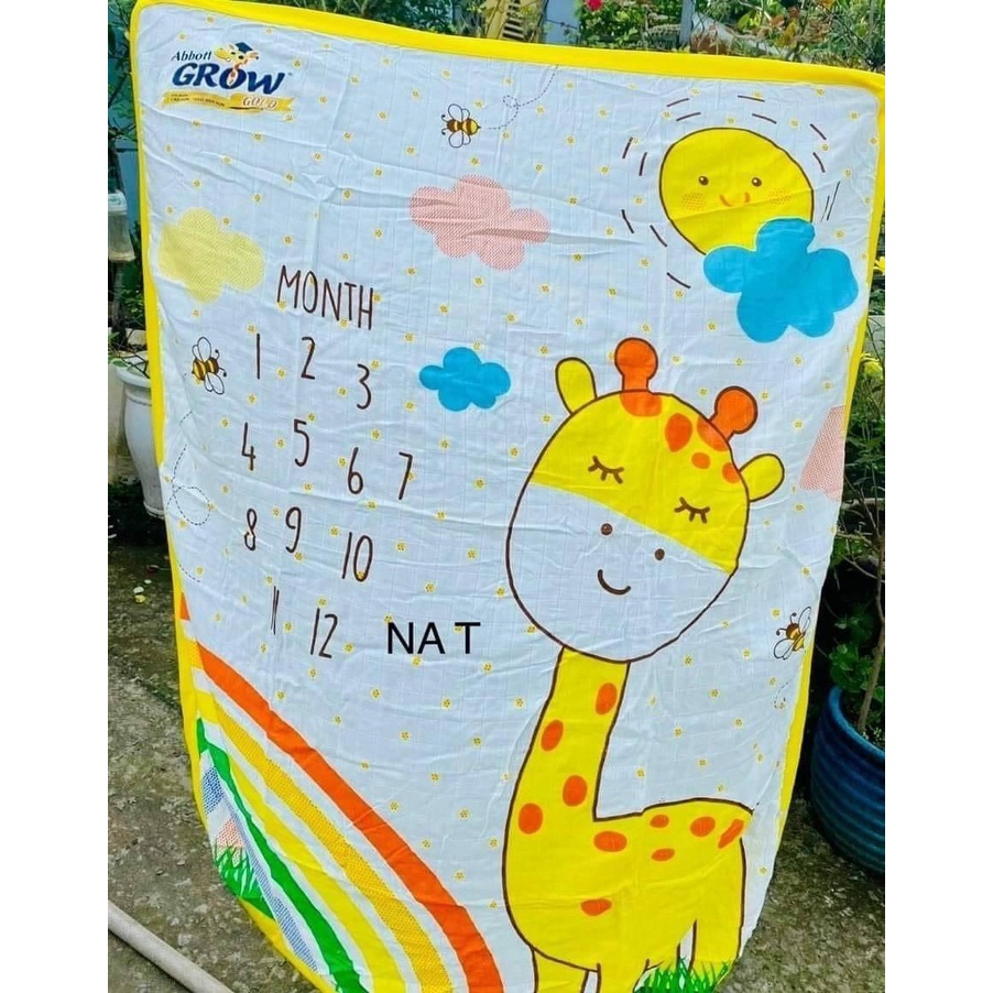 Mền sợi tre cho bé hàng km của grow và pediasure