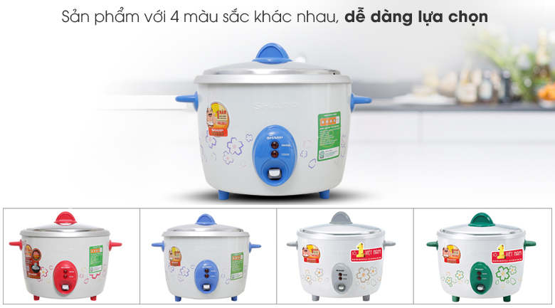[HCM]Nồi cơm điện Sharp 1.8 lít KSH-D19V