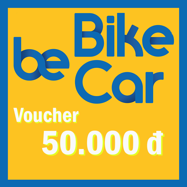[Giftee-Be] e-Voucher tiền mặt 50,000đ tại beBike & beCar