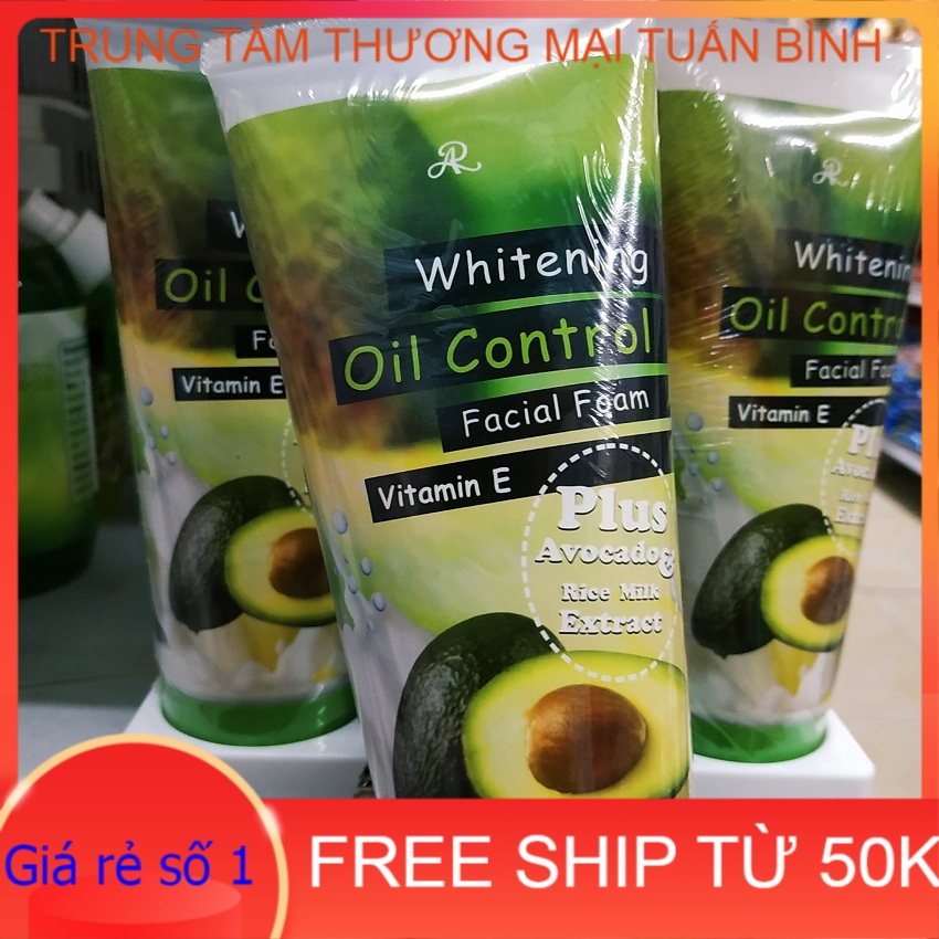 Sửa rửa mặt bơ Thái Lan Vitamin E plus Avocado & Rice milk Extract
