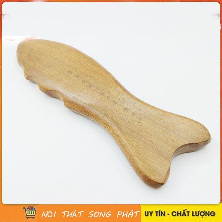 Cây cạo gió hình cá - Dụng cụ massage day bấm huyệt