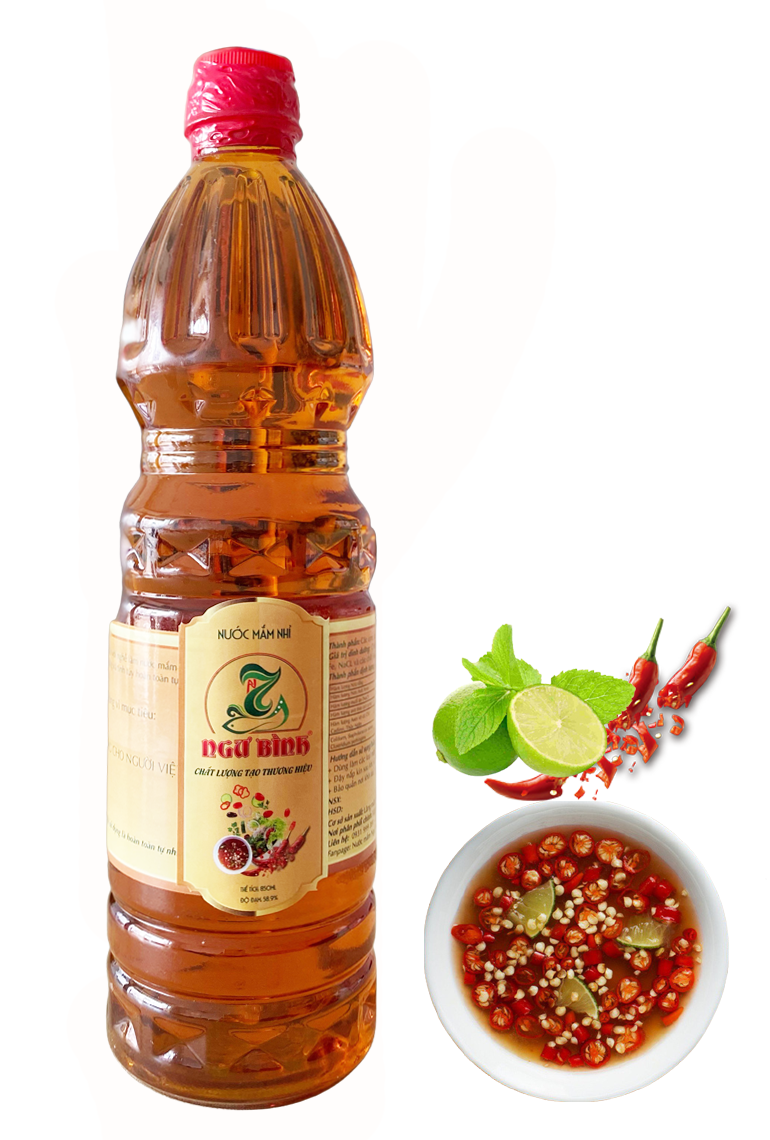 Nước mắm nhỉ cá cơm Bình Định - Mắm mặn nguyên chất chai 850ml