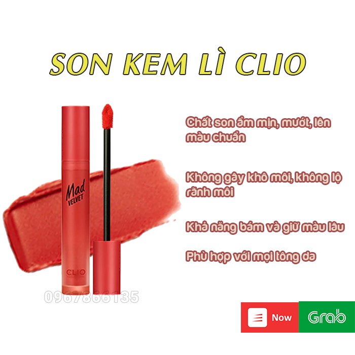 Son Clio Mad Matte Tint giá rẻ Tháng 6,2023|BigGo Việt Nam Son Clio Mad Matte Tint Giá Rẻ Tháng 6,2023|Biggo Việt Nam