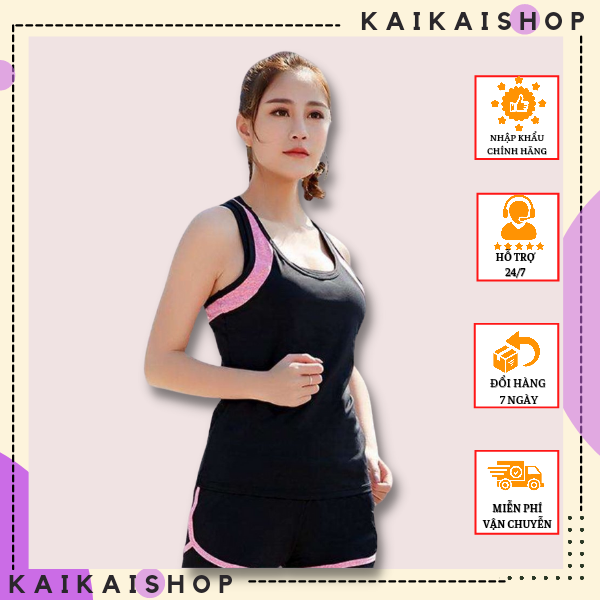 FreeshipÁO BA LÔ Tập Thể Thao, Gym, yoga Nữ - Áo Ba lỗ -Chất Dày Dặn, Co Giãn 4 Chiều Thoải Mái Vận Động-lilystore