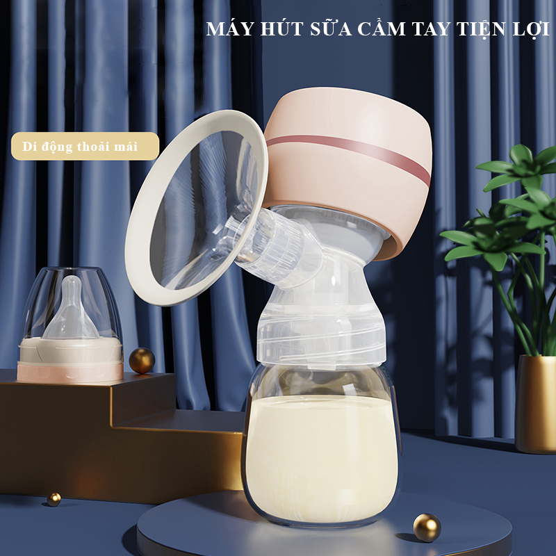 Máy hút sữa mẹ không dây, Máy hút sữa điện đôi, Dụng cụ hút sữa lực hút mạnh, không gây đau rát có chế độ massage, sạc pin tiện lợi Bảo hành 1 đổi 1