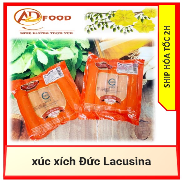 500gr xúc xích Đức Lacusina (10 cây)