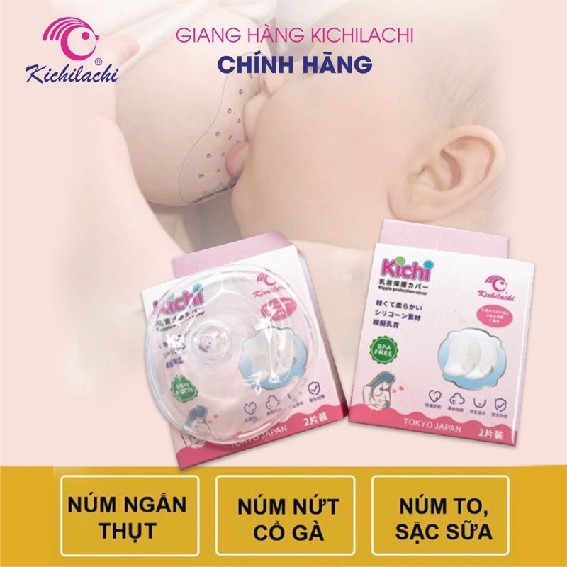 Núm trợ ty kichilachi _miếng bảo vệ đầu ty cho mẹ _ Quỳnh. mẹ & bé