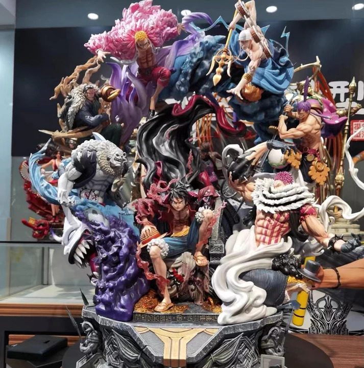 Mh61 mô hình cao cấp monkey d luffy ls cao 48cm cực đẹp - mô hình luffy và các đối thủ bị đánh bại - mô hình one piece