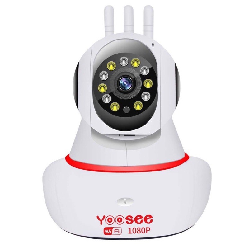 Camera lắp trong nhà - camera ip wifi yoosee 3 râu 11 led 2.0mp quay 360 độ - đàm thoại 2 chiều