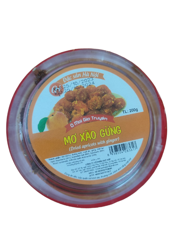 Mơ xào gừng sấy quý hợp 200g