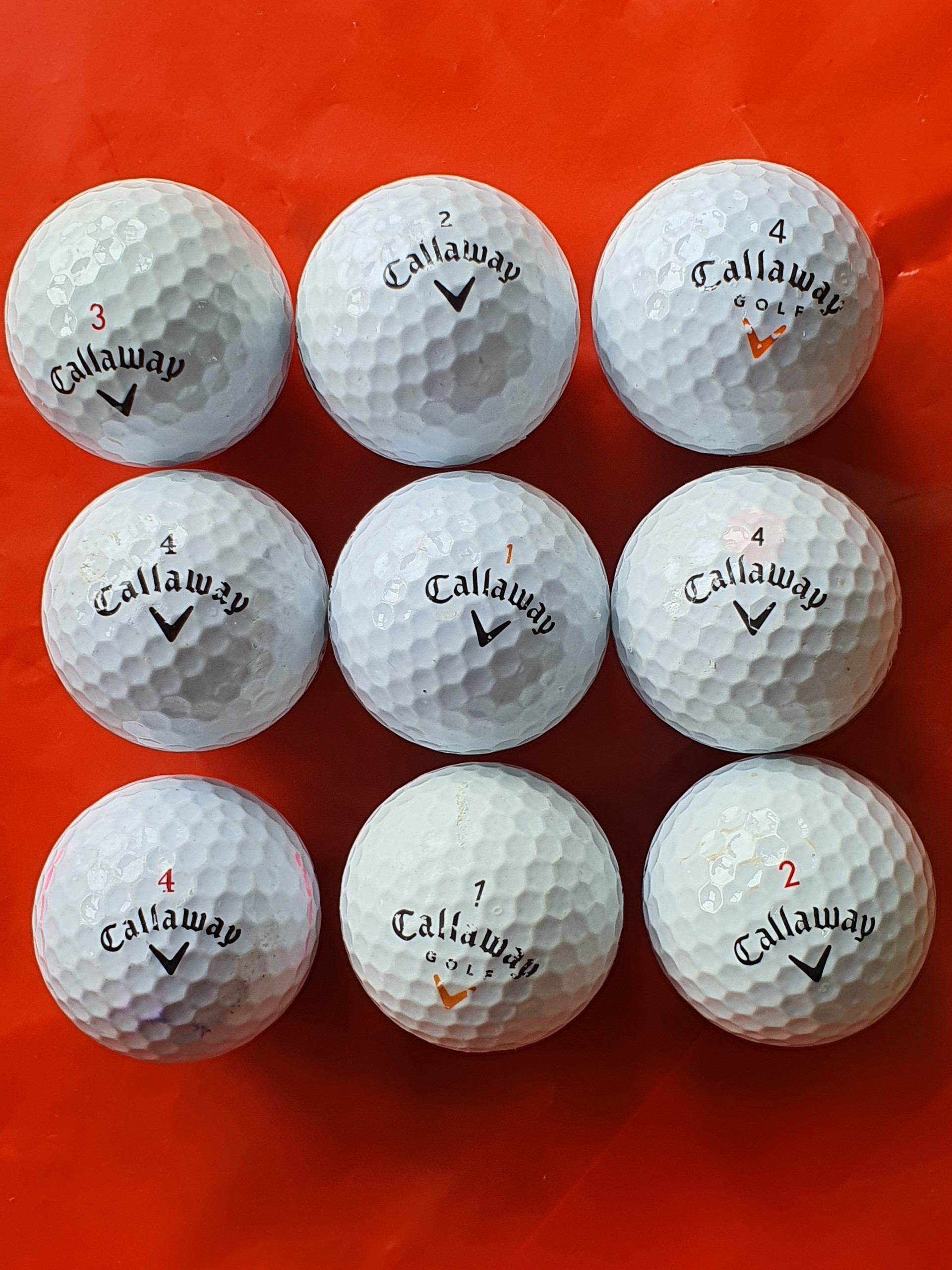 ComBo 9 Quả Bóng Callaway . Chất Lượng Cao. Bóng Golf Chính Hãng