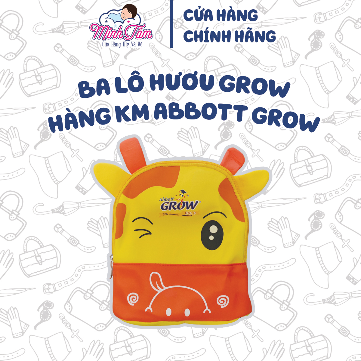 Ba lô hươu nhỏ grow - hkm abbott grow