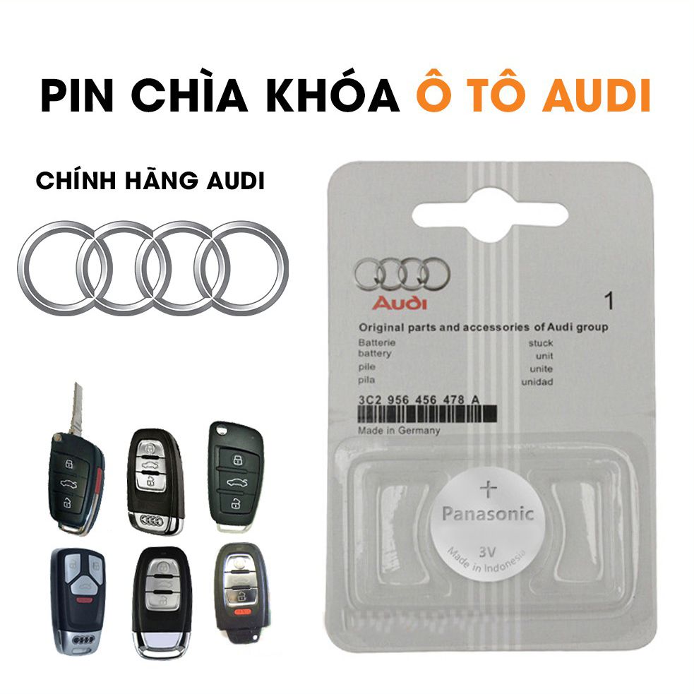 Pin Chìa Khóa Ô Tô Dòng Xe Audi CR2032