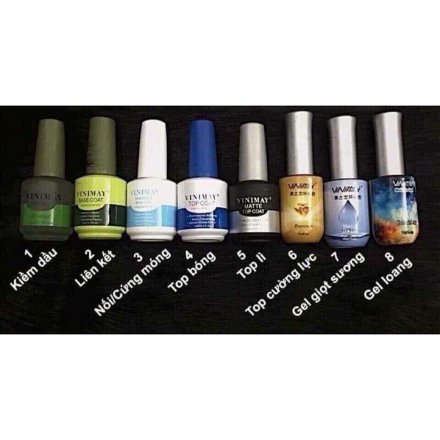 Bộ sản phẩm vinimay sử dụng trong ngành nail - phụ kiện nails minh anh