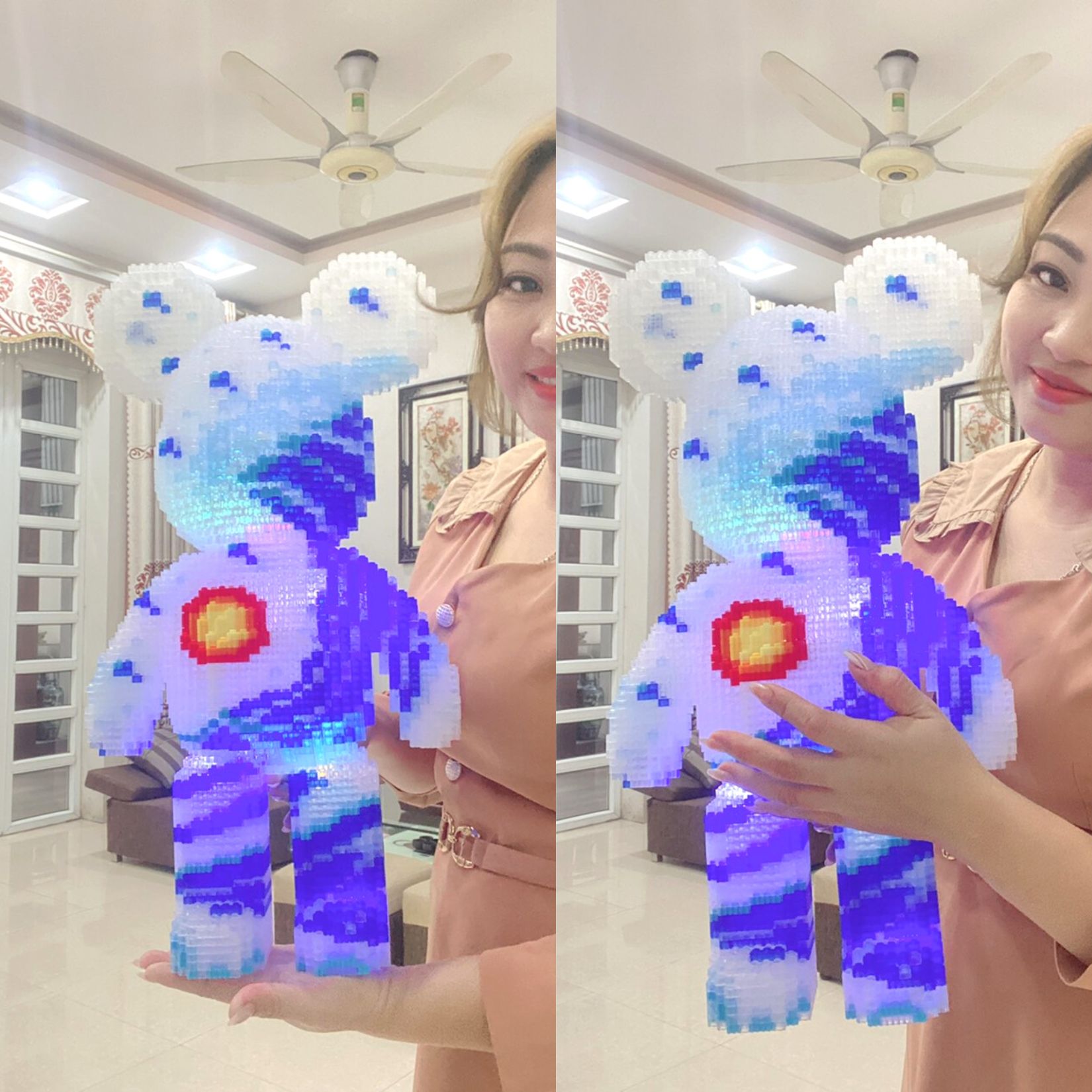 Bearbrick hệ mặt trời các mẫu bearbrick vũ trụ đại dương & ngân hà mặt trời size 45cm - 50cm