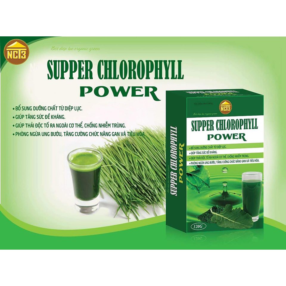 Bột Diệp Lục Supper Chlorophyll Power 120gr