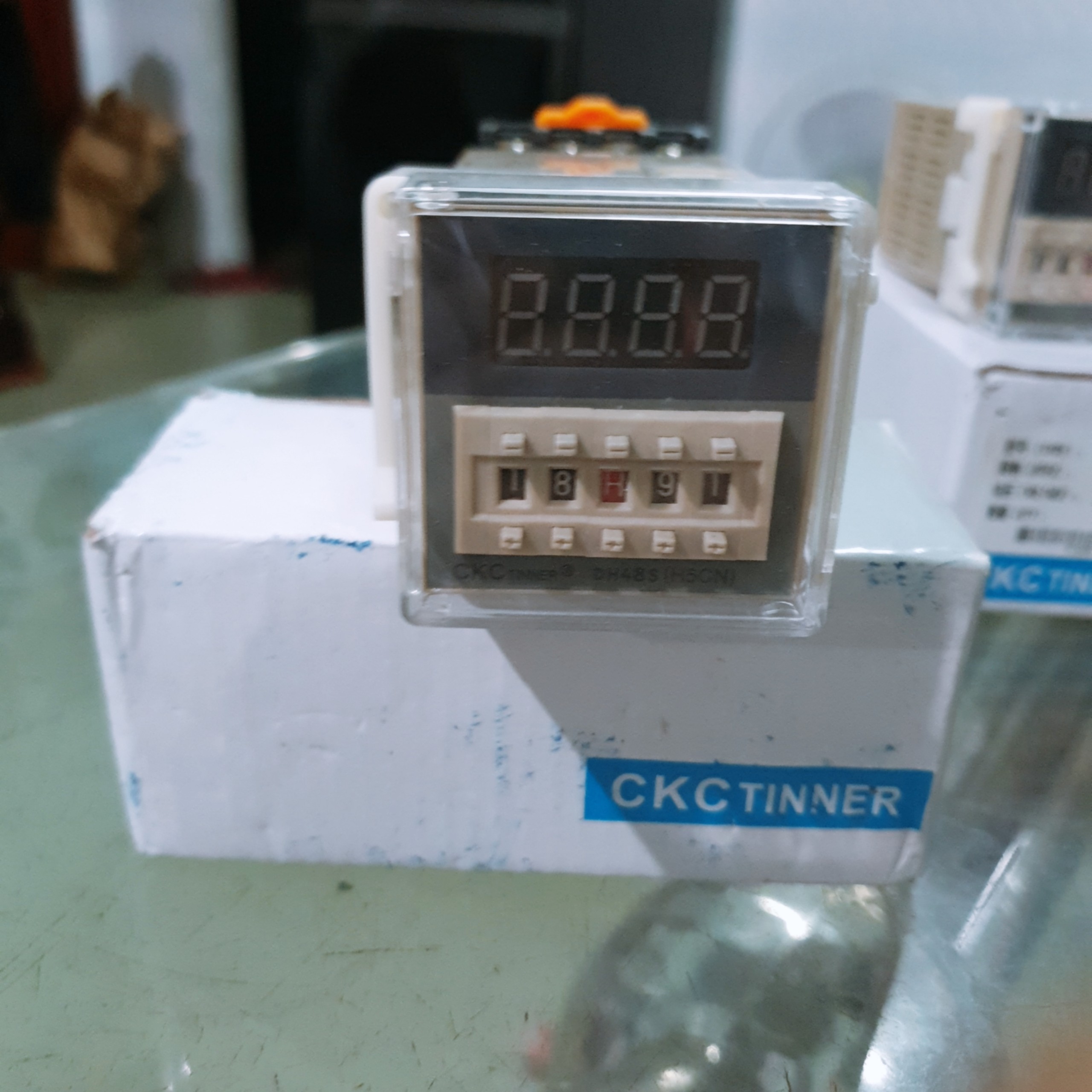 Timer điện tử ckc tiner dh48s-2z delay time relay 8 chân tròn điện áp 12v, 24v, 220v, 380v