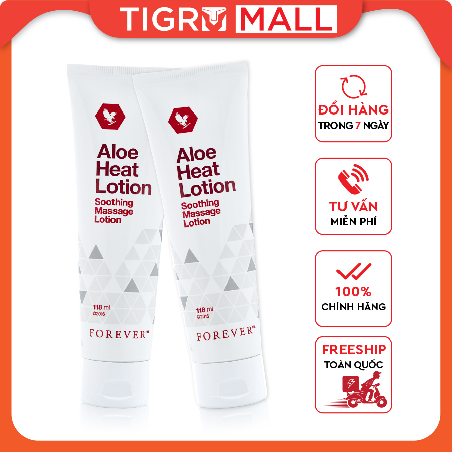 ☑️chính hãng ☑️ dầu nóng aloe heat lotion forever 064flp