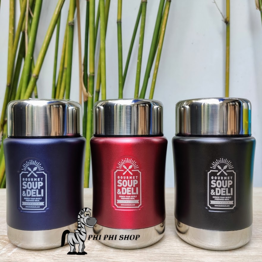 Hộp giữ nhiệt lock&lock đựng thức ăn gourmet soup&deli 500ml lhc8029
