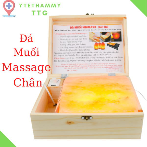[Bảo Hành] Hộp Đá Muối Himalaya Massage  Chân Có Đèn 1 Viên 2 Viên , YteThammyTTG, ĐM, Đả Thông Kinh Lạc , Giải Độc Cơ Thể , Hỗ Trợ Mất Ngủ , Hỗ Trợ Chữa Viêm Khớp