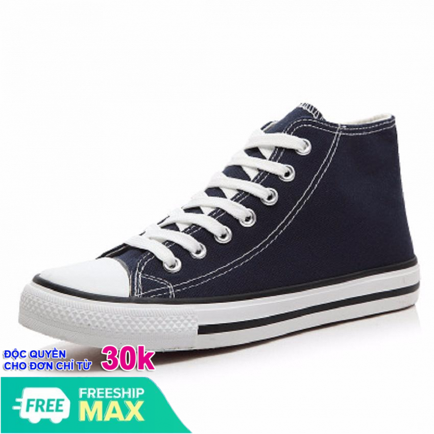 (Có Video thật) Giày thể thao nam cao cổ chất đẹp nhập khẩu Đồ Da Vinet GCCN02 (Xanh, Đen)