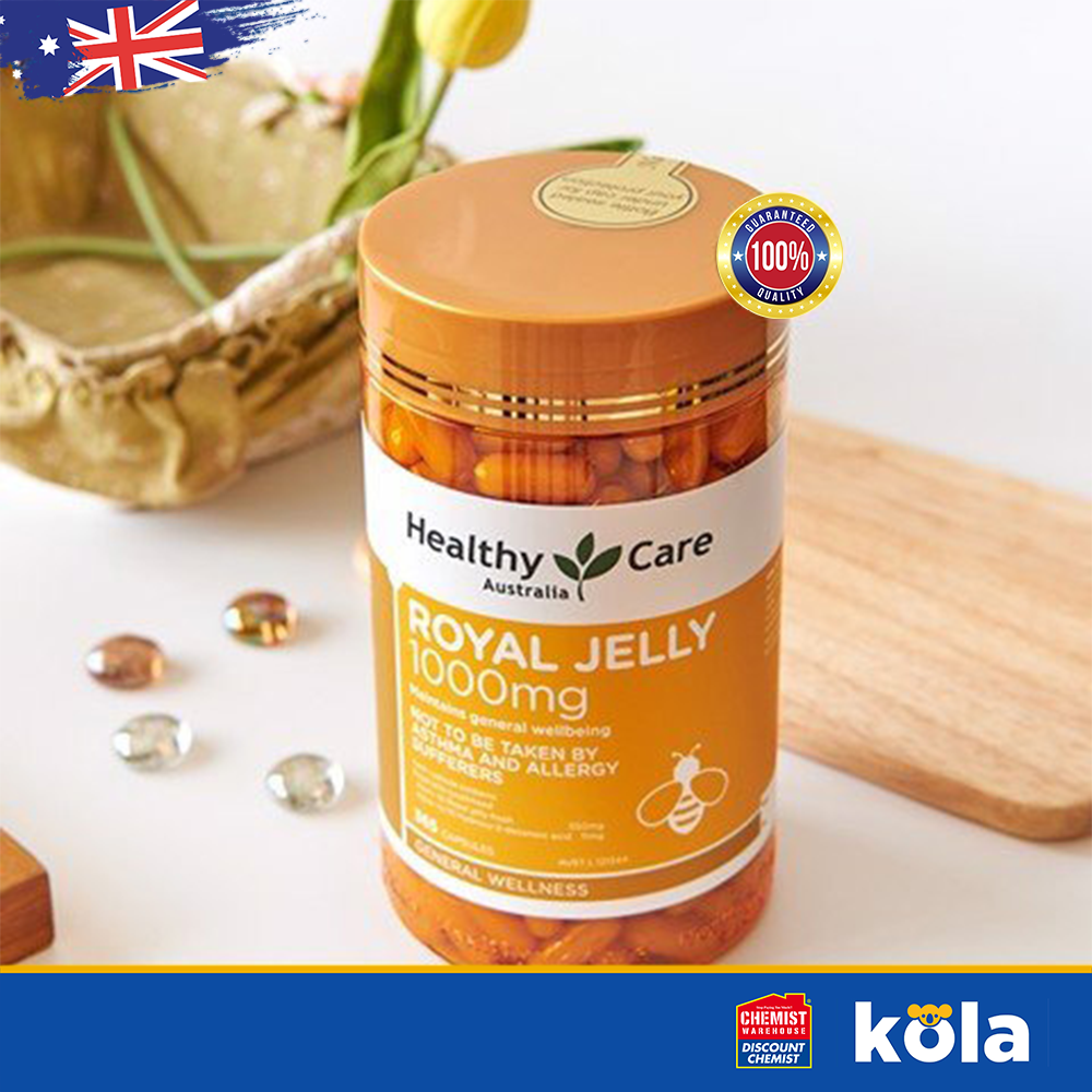 Viên uống sữa ong chúa Healthy Care Royal Jelly 1000 365 viên (LZD2)