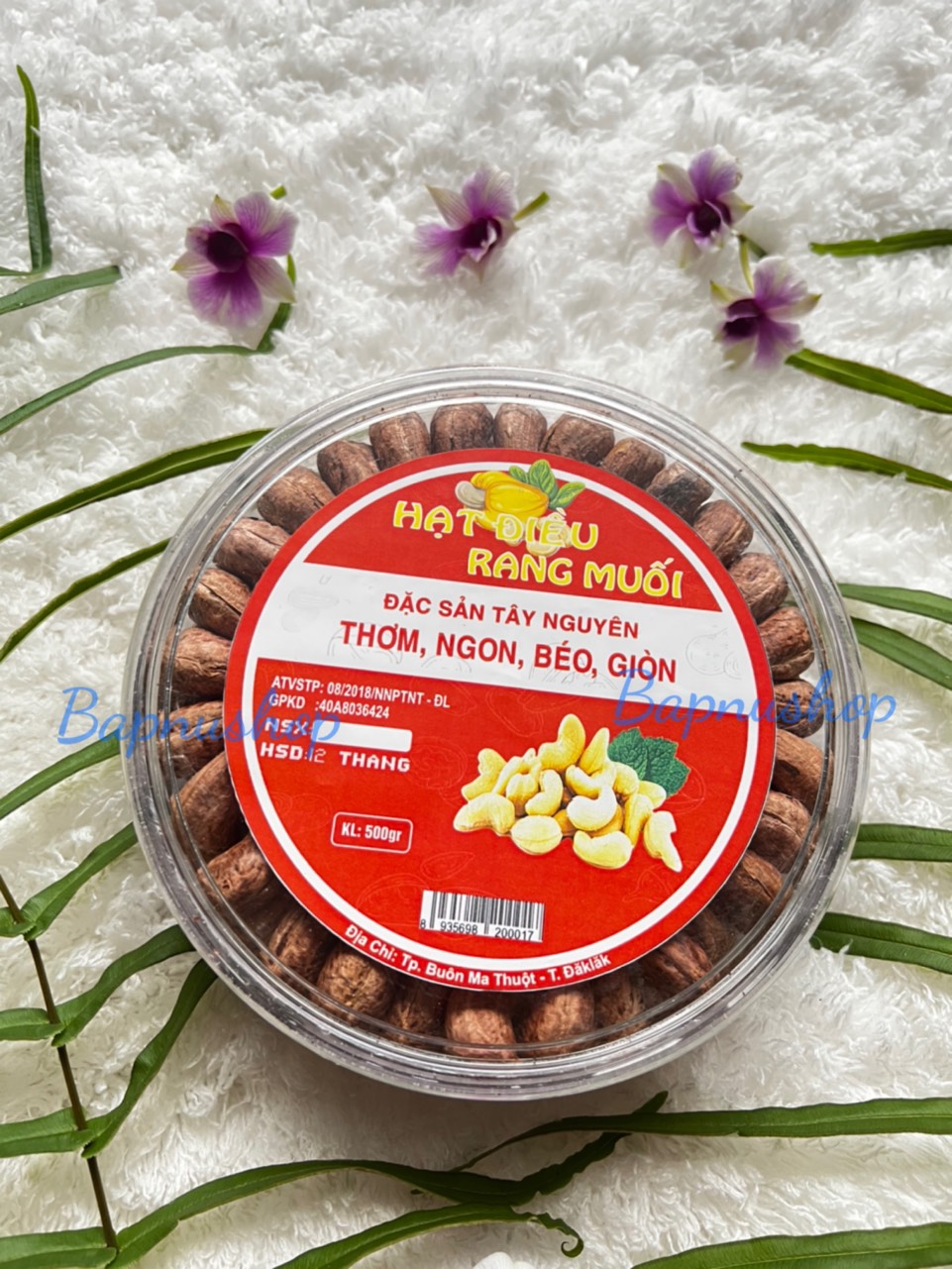 Hạt điều rang muối nguyên hạt 500g