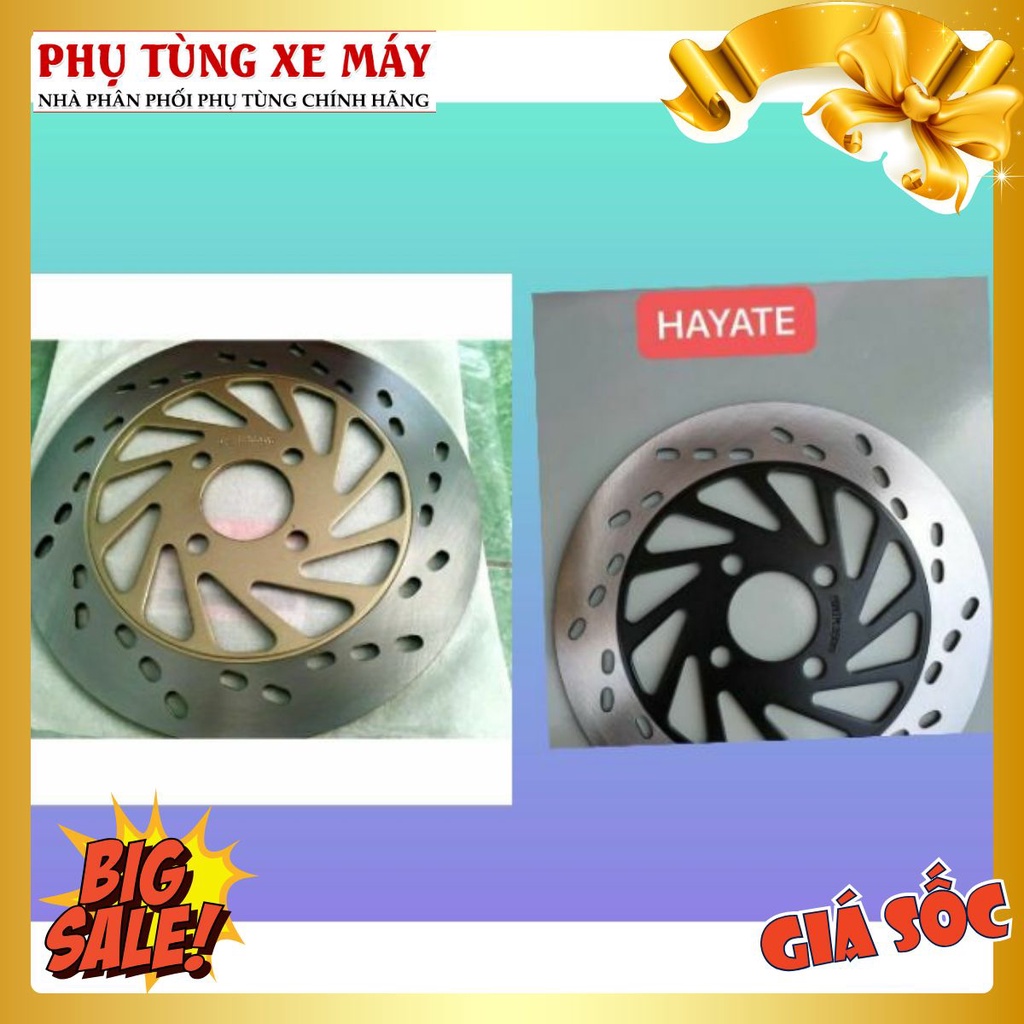Hàng chất - Giá thật *** Đĩa thắng trước Viva Fi, Axelo, Hayate, Impulse, Smart (dĩa phanh cho xe Suzuki)