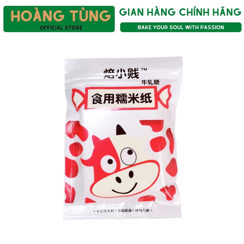 Giấy gạo gói kẹo Nougat - kẹo hạnh phúc